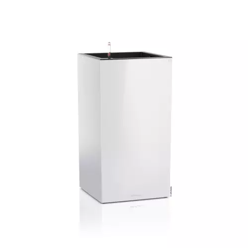 Donica Lechuza CANTO Premium Kolumna 40 w kolorze biały połysk