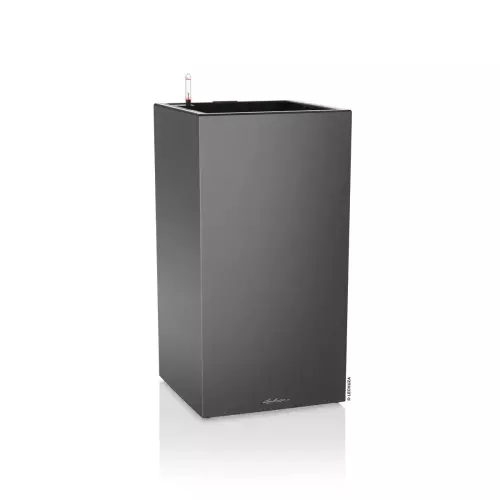 Donica Lechuza CANTO Premium Kolumna 40 LED antracyt metalik