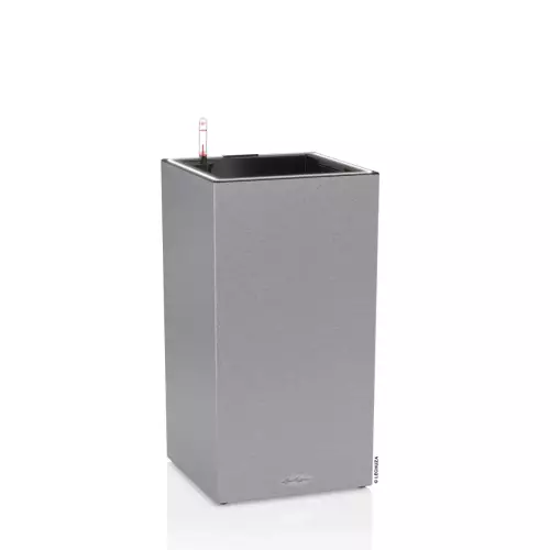 Donica Lechuza CANTO Stone Kolumna 30 LED szary kamienny