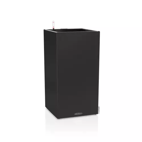 Donica Lechuza CANTO Stone 40 kolumna grafitowy czarny