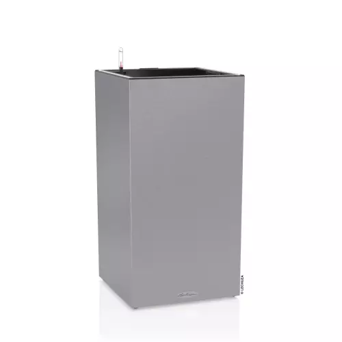 Donica Lechuza CANTO Stone kolumna 40 szary kamienny