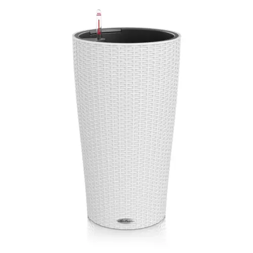 Donica Lechuza Cilindro Cottage 23 kolor biały