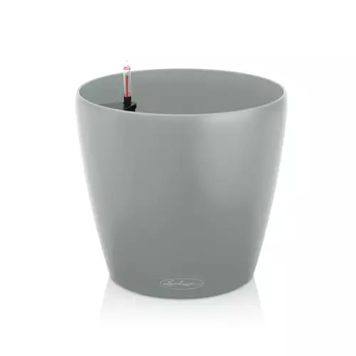 Doniczka Lechuza CLASSICO Color 21/20 jasny szary