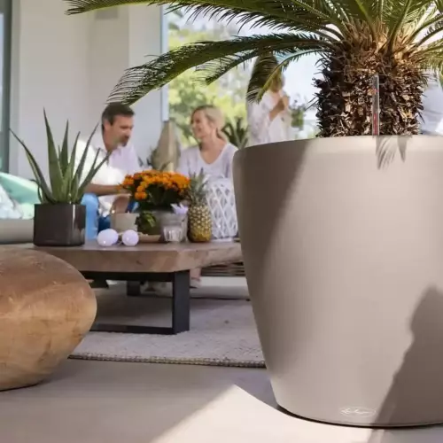 Donica z serii Classico Color w kolorze jasny szary