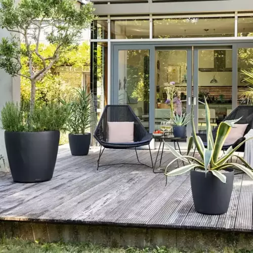 Donice CLASSICO Color w kolorze ciemny szary