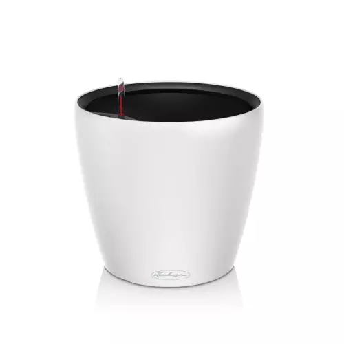 Doniczka Lechuza Classico Color LS 28 w kolorze biały mat