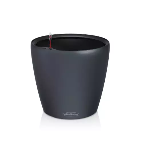 Doniczka Lechuza Classico Color LS 28 w kolorze szary łupek