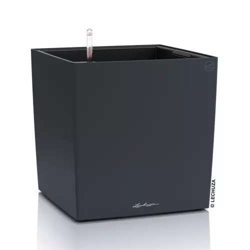 Donica Lechuza CUBE Color 40 szary łupek