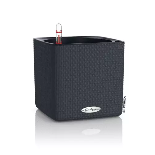 Donica Lechuza CUBE Color 16 w kolorze szary łupek