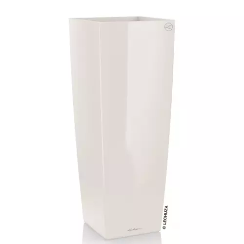 Donica Lechuza CUBICO ALTO biały połysk