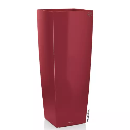 Donica Lechuza CUBICO ALTO czerwony scarlet połysk
