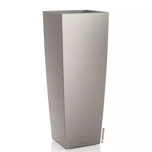 Donica Lechuza CUBICO ALTO srebrny metalik