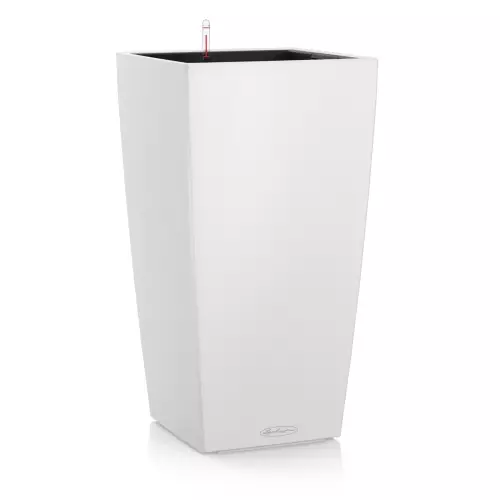 Doniczka Lechuza CUBICO Color 22/22/41 biały