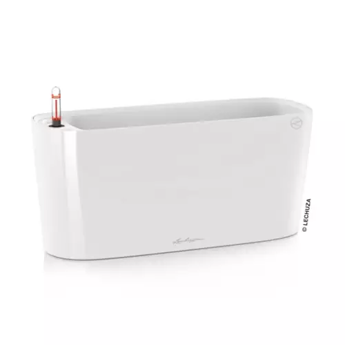 Doniczka Lechuza DELTA 20 biały połysk