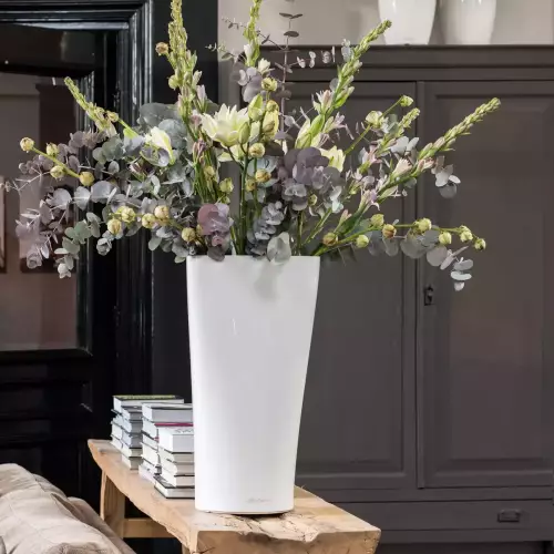 Biała donica Lechuza Delta 30