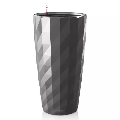 Donica Lechuza DIAMANTE 40 antracyt połysk