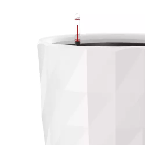 Diamentowa faktura powierzchni donicy Lechuza DIAMANTE