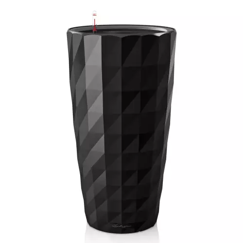 Donica Lechuza DIAMANTE 40 czarny połysk