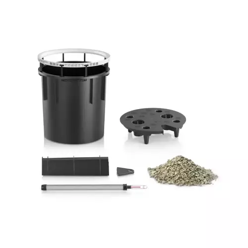 Donica DIAMANTE - wkład na roślinę + system nawadniania