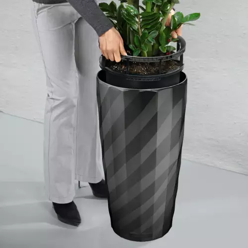 Wyjmowany wkład na roślinę w donicy Lechuza DIAMANTE