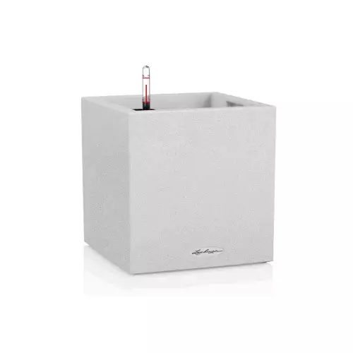 Donica Lechuza CANTO Color Kostka 40 w kolorze szarym