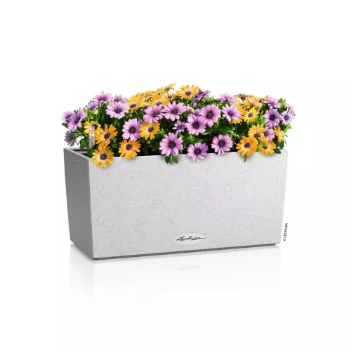 Balkonowa doniczka Lechuza BALCONERA Stone 40 w kolorze  biały kwarc