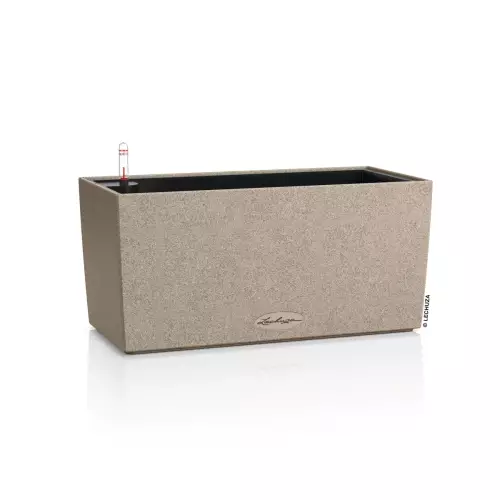 Doniczka Lechuza Balconera Stone 40 w kolorze piaskowy beż