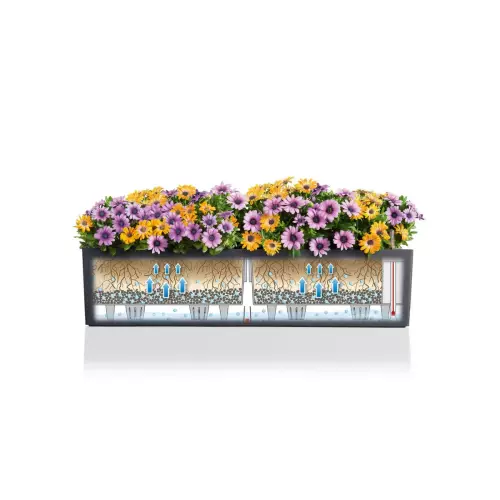 Doniczka Balconera Color 80 schemat systemu nawadniania