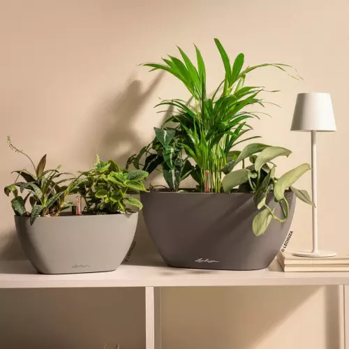 Doniczki NAVIO Color w rozmiarze 10 i 20 w kolorze piaskowy brąz