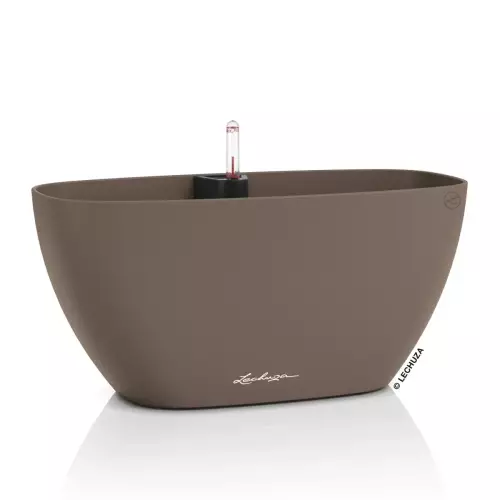 Doniczka Lechuza NAVIO Color 20 muszkatołowy brąz