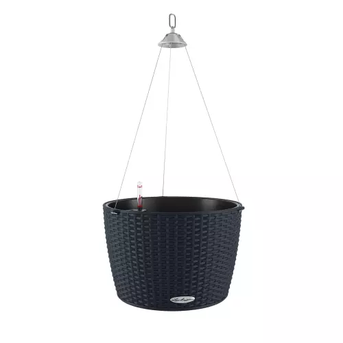 Doniczka Lechuza NIDO Cottage czarny