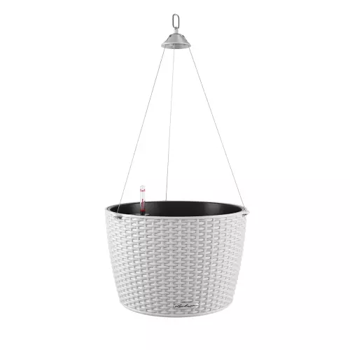 Doniczka Lechuza NIDO Cottage kolor jasnoszary