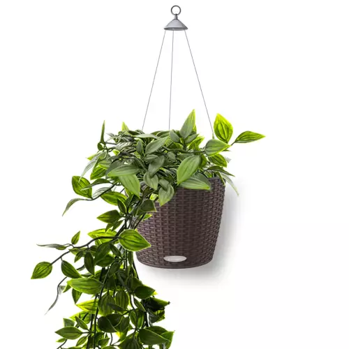 Doniczka Lechuza NIDO Cottage mokka z trzykrotką