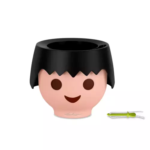 Doniczka OJO wyposażona jest w knotowy system nawadniania