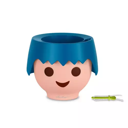 Doniczka OJO wyposażona jest w knotowy system nawadniania