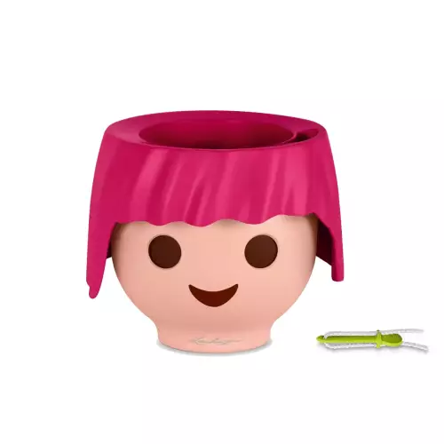 Doniczka OJO wyposażona jest w knotowy system nawadniania