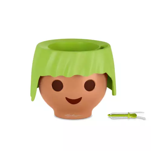 Doniczka OJO wyposażona jest w knotowy system nawadniania