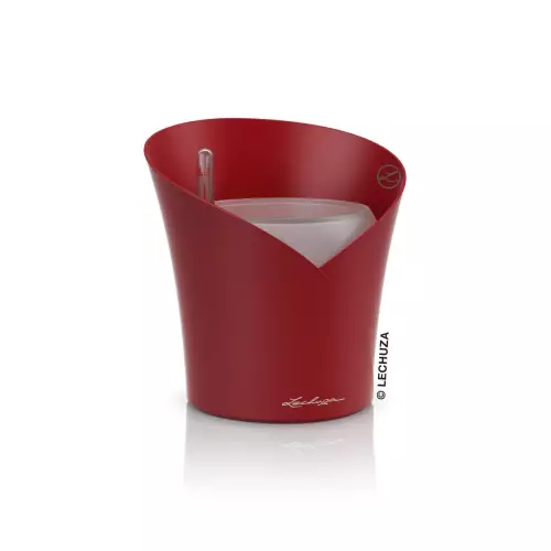 Doniczka do storczyków ORCHIDEA czerwony mat