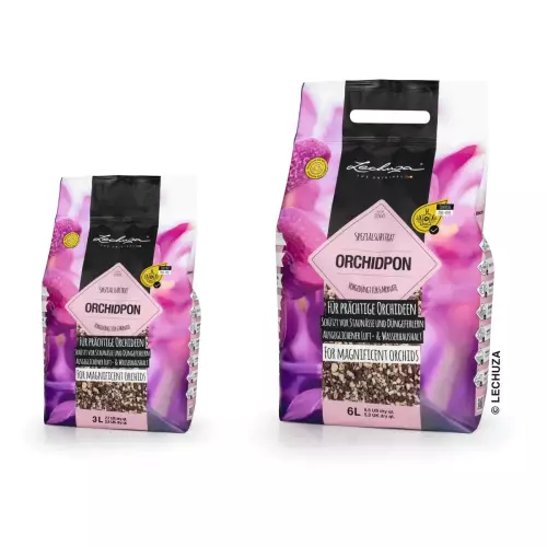 Dostępne opakowania substratu do storczyków Orchidpon