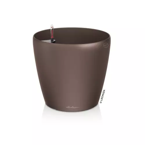 Donica Lechuza Classico 70/65 espresso brązowy metalik