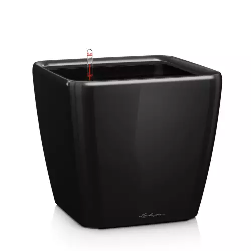 Donica Lechuza Quadro LS 28 w kolorze czarny połysk