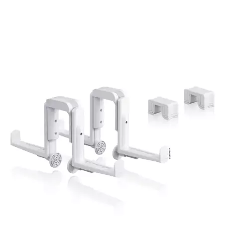BALCONERA DUO - podwójny uchwyt balkonowy biały