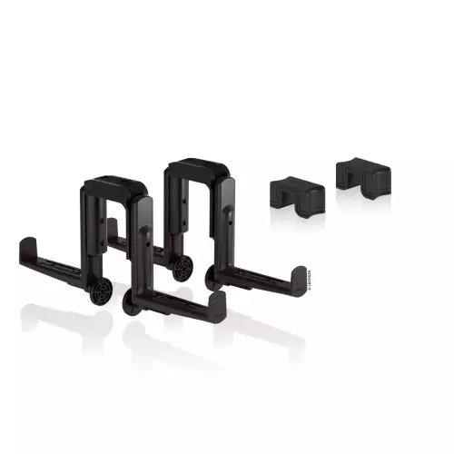 BALCONERA DUO - podwójny uchwyt balkonowy czarny