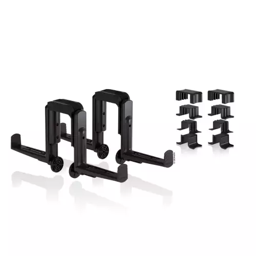 Uchwyt balkonowy Lechuza BALCONERA DUO czarny