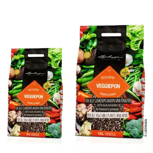 Opakowania substratów VEGGIEPON 6 litrów i 12 litrów