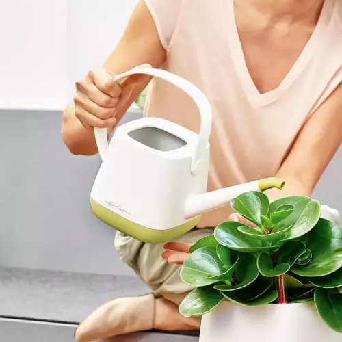 Konewka Lechuza YULA biało-limonkowa