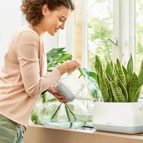 Konewka Lechuza YULA biało-szara