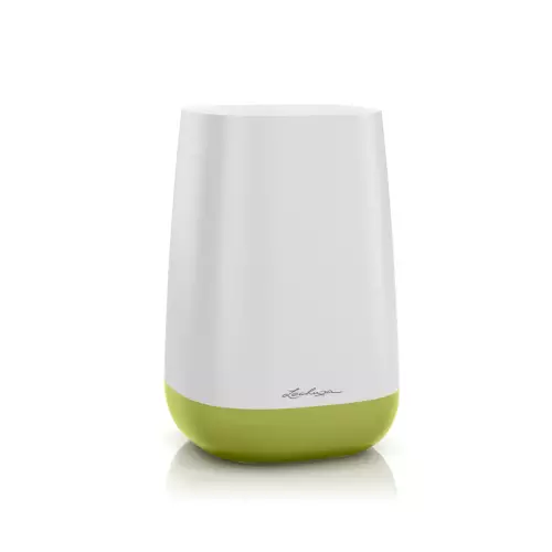 Wazon Lechuza YULA biało-limonkowy