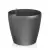 Antracytowa donica Lechuza Classico 70