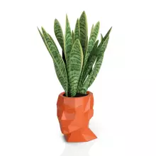 Doniczka z polietylenu ADONIS pomarańczowy